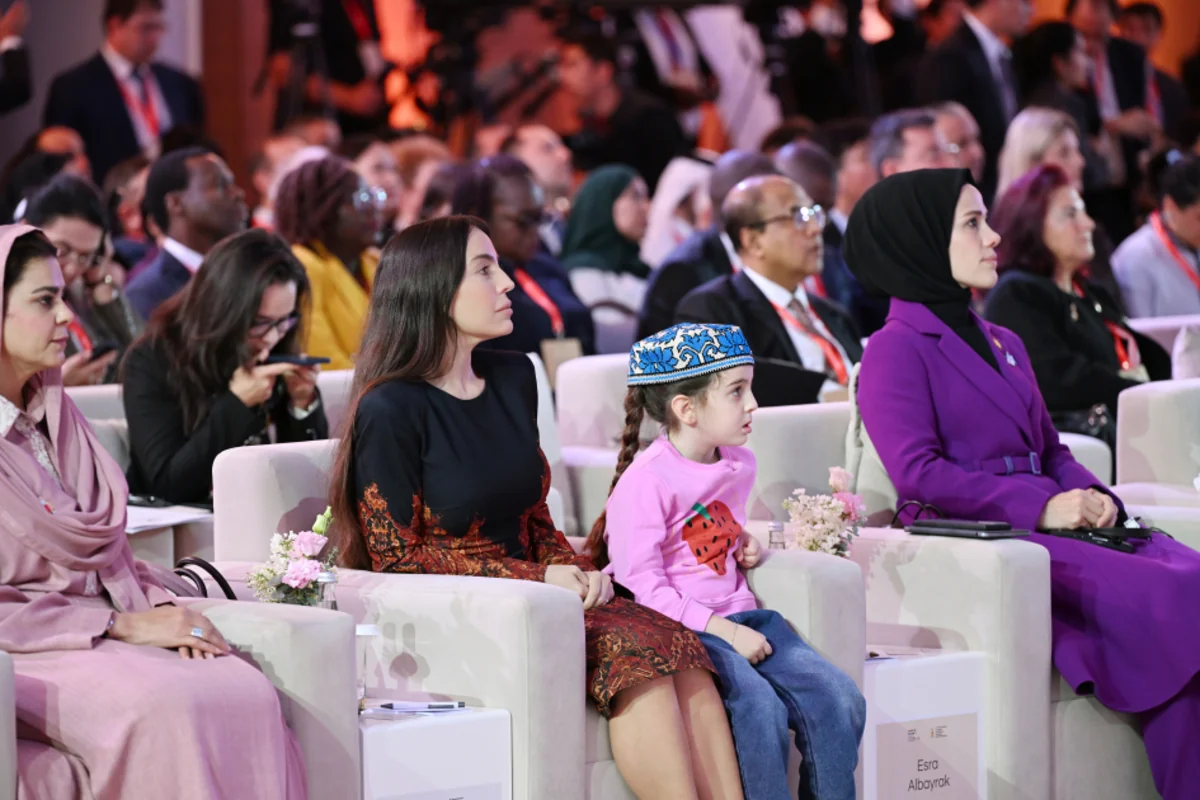Leyla Əliyeva Səmərqənddə açılışda iştirak etdi - FOTO