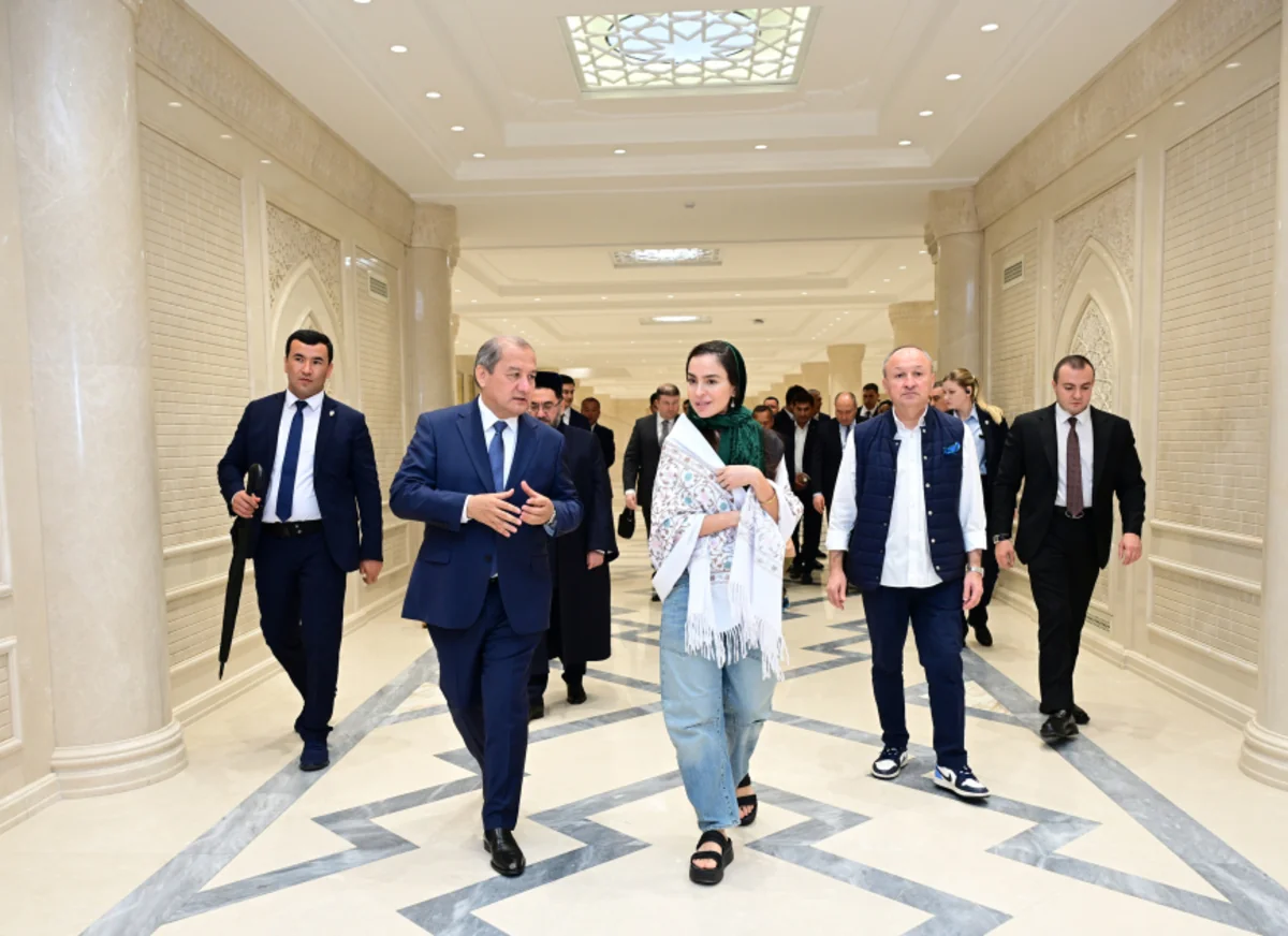Leyla Əliyeva Səmərqənddə komplekslə tanış olub