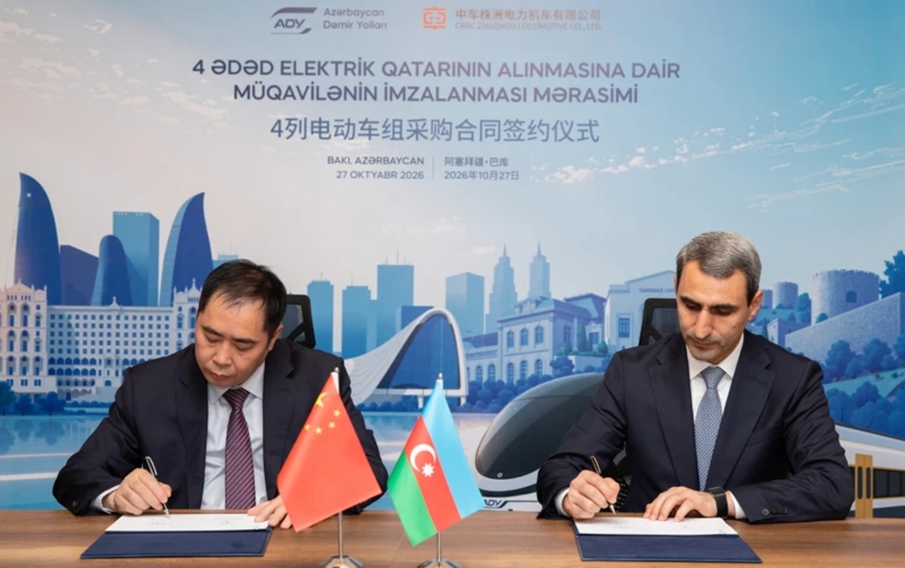 ADY yeni rayonlararası sərnişin qatarları alır - FOTO