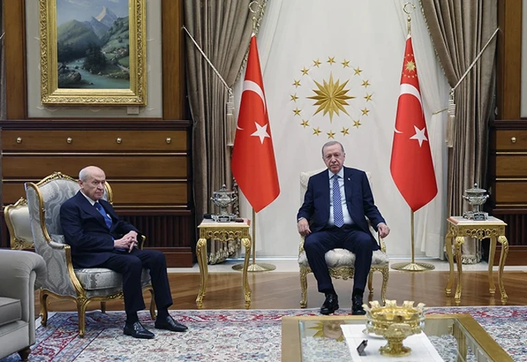 Ərdoğanla Bağçalının qapalı görüşü 1 saat çəkib