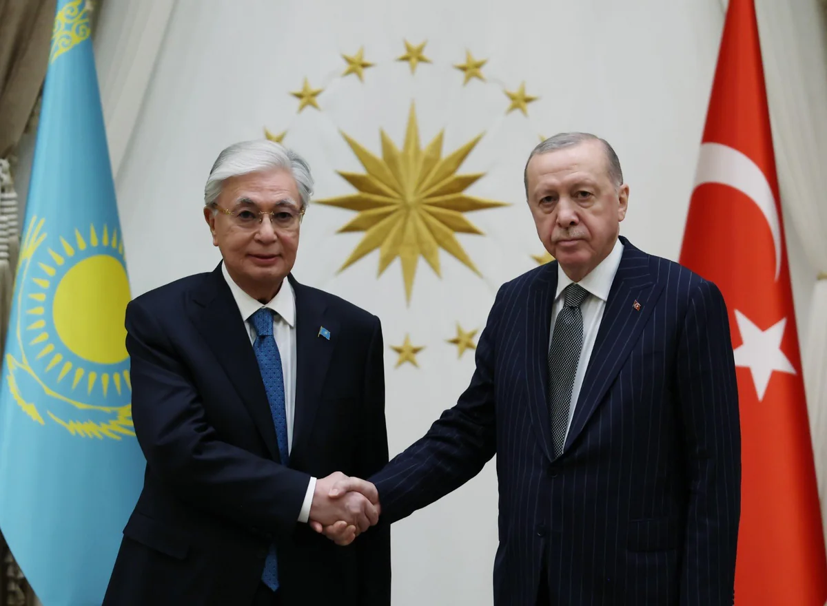 Ərdoğan Ankarada Tokayevlə görüşüb
