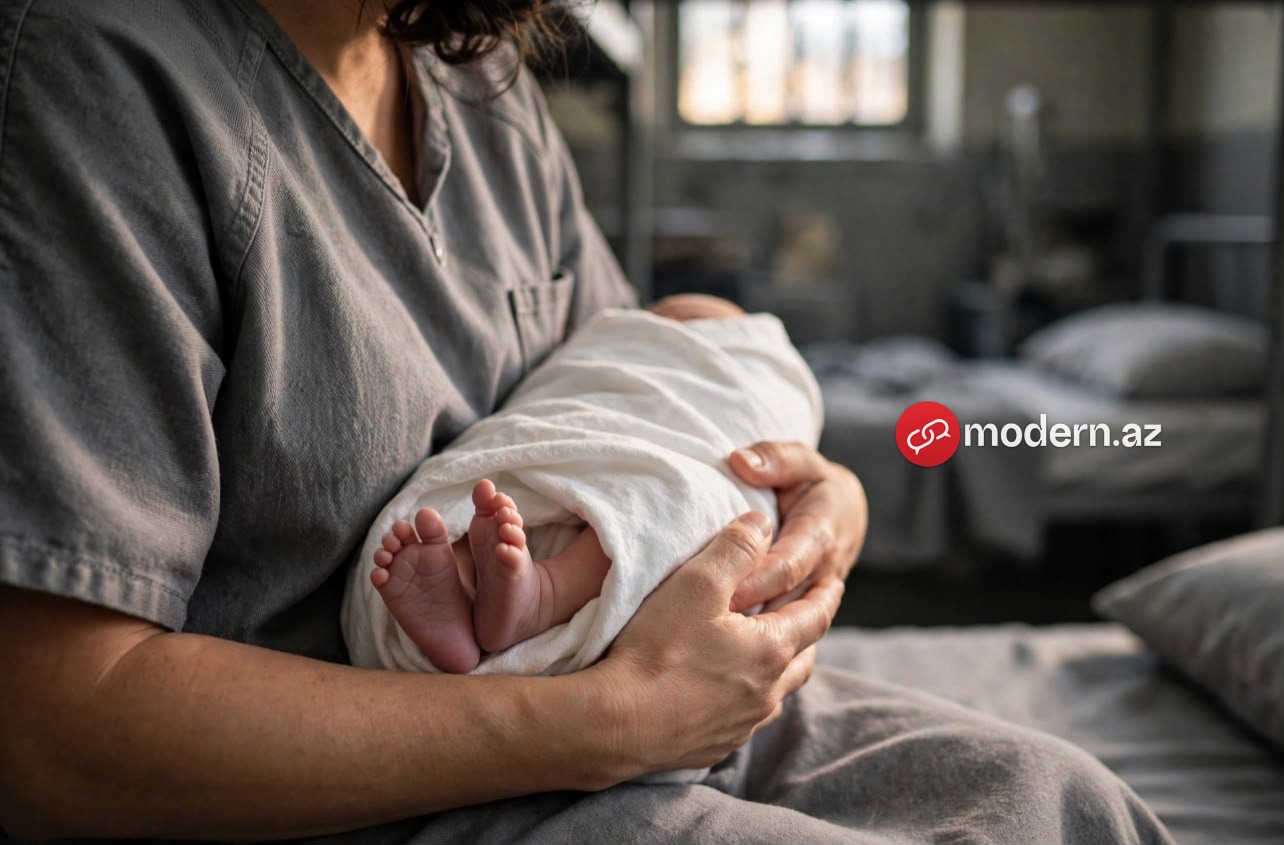 Bu il həbsxanalarda doğulan uşaqların sayı məlum olub