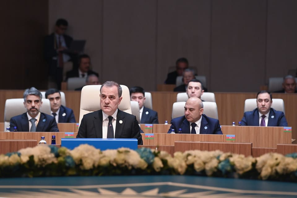 Ceyhun Bayramov TDT-nin 13-cü Zirvə görüşündə