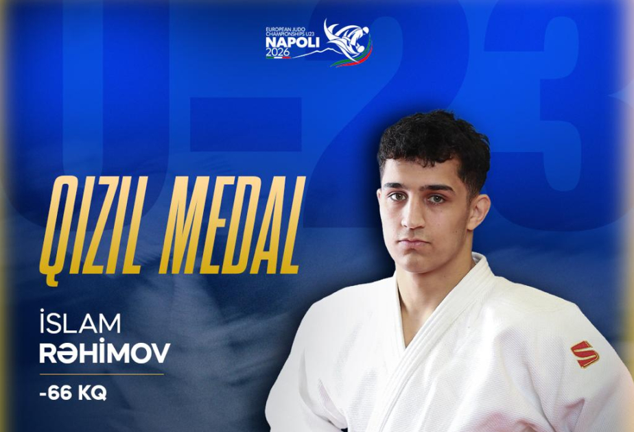 Cüdoçumuz Avropa çempionatında qızıl medal qazanıb